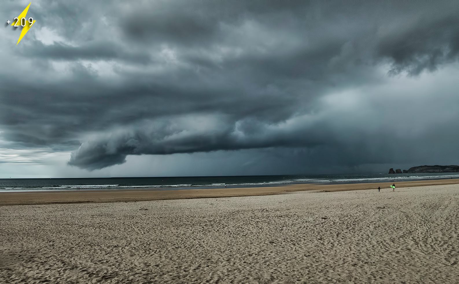 Petit arcus sur Hendaye en fin de journée (64) - 10/06/2018 19:00 - Bertrand LINNE