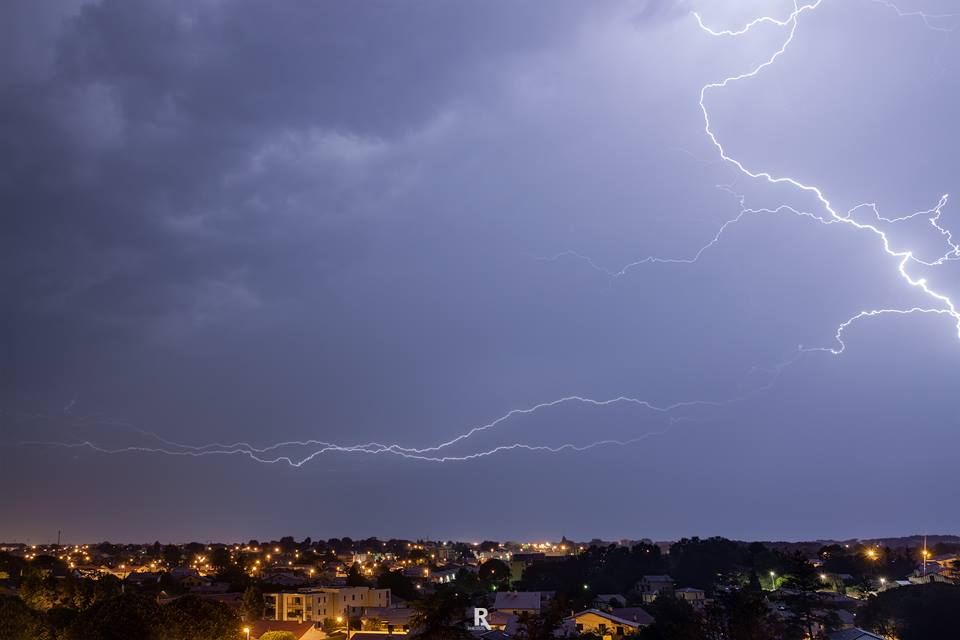 Dans la nuit du 13 au 14 juillet à Anglet. - 14/07/2018 00:30 - Romain Archimbaud Photos