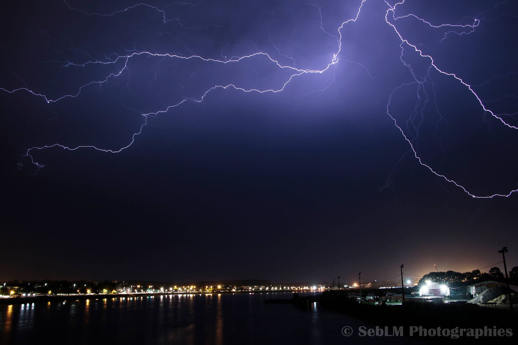 Depuis le Pont Henri Grenet, Bayonne (64) - 15/07/2018 01:27 - Seb Lm