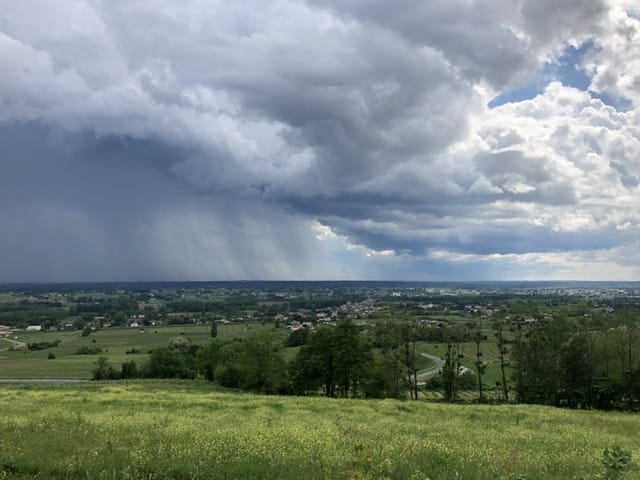 Orage + grêle dans le Sud Gironde (Bazas) - 25/04/2020 15:30 - Frederic Pradines