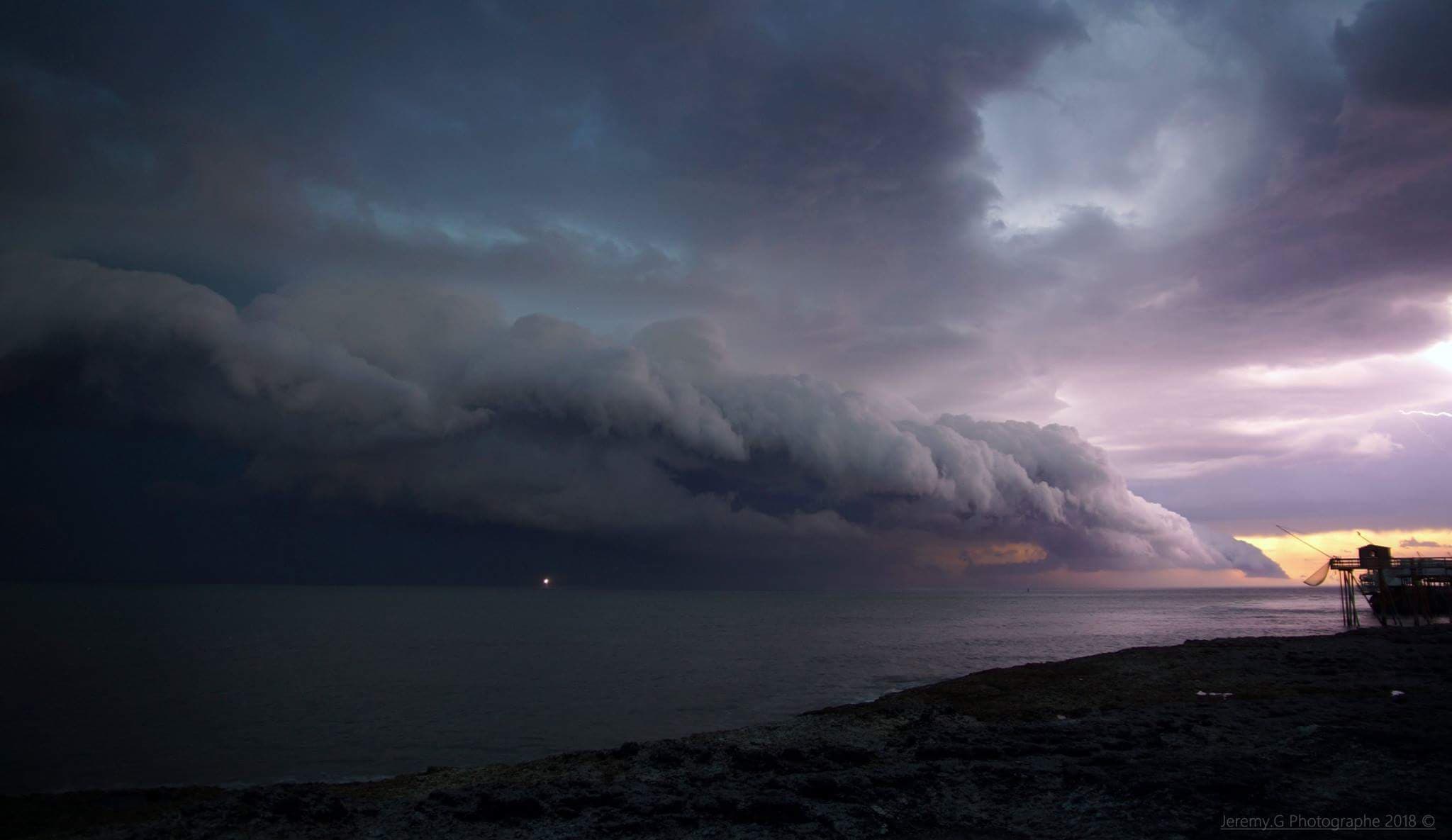 Arcus photographié en Charente maritime au niveau de st Palais sur Mer (17) - 28/08/2018 21:00 - Jeremy Gressier