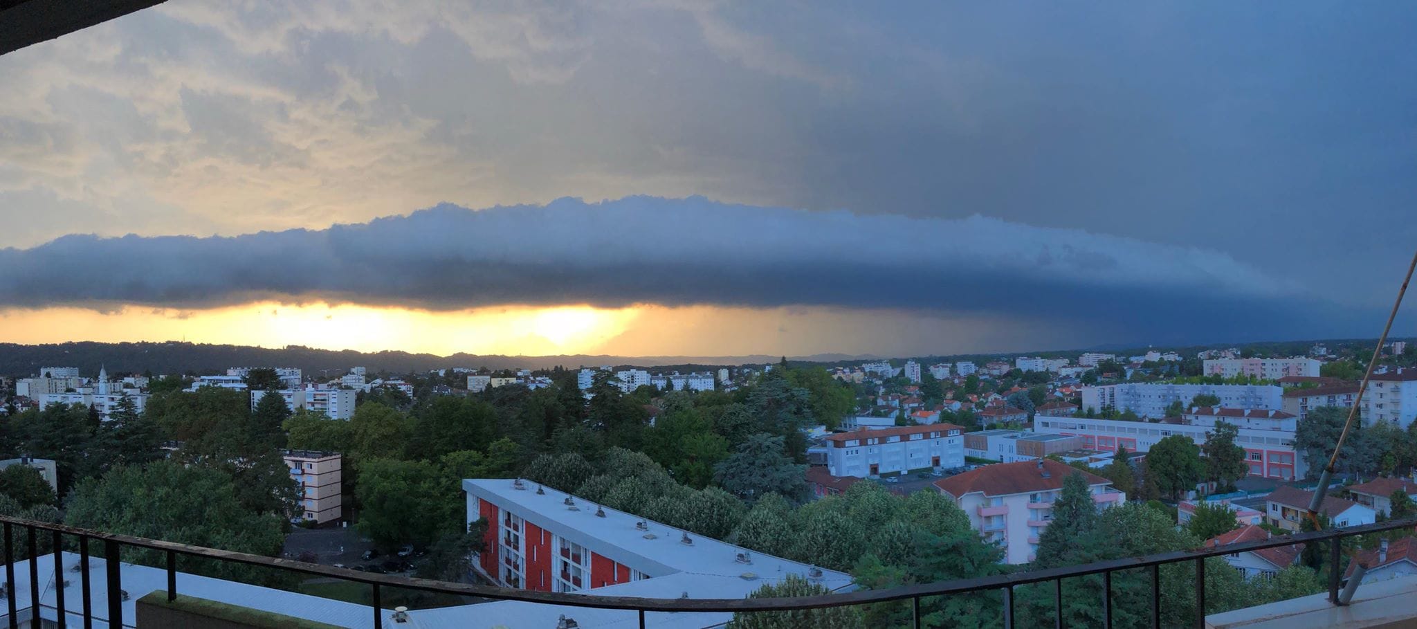 Les orages ont été très localisés à Pau - 28/08/2018 20:00 - Marine Graßl