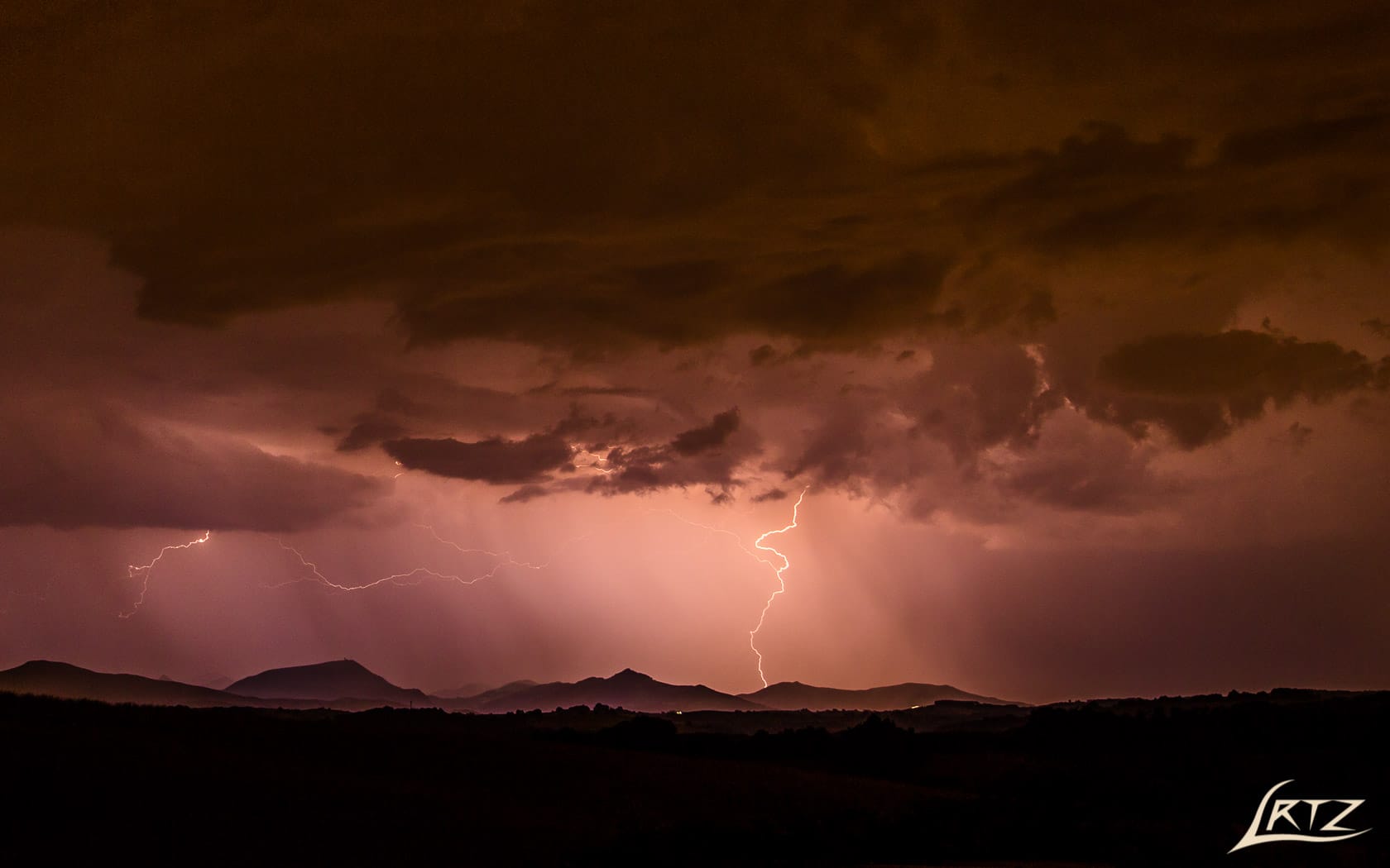 Orage sur le Pays Basque (province du Labourd) - 29/06/2018 23:36 - Laurentz 