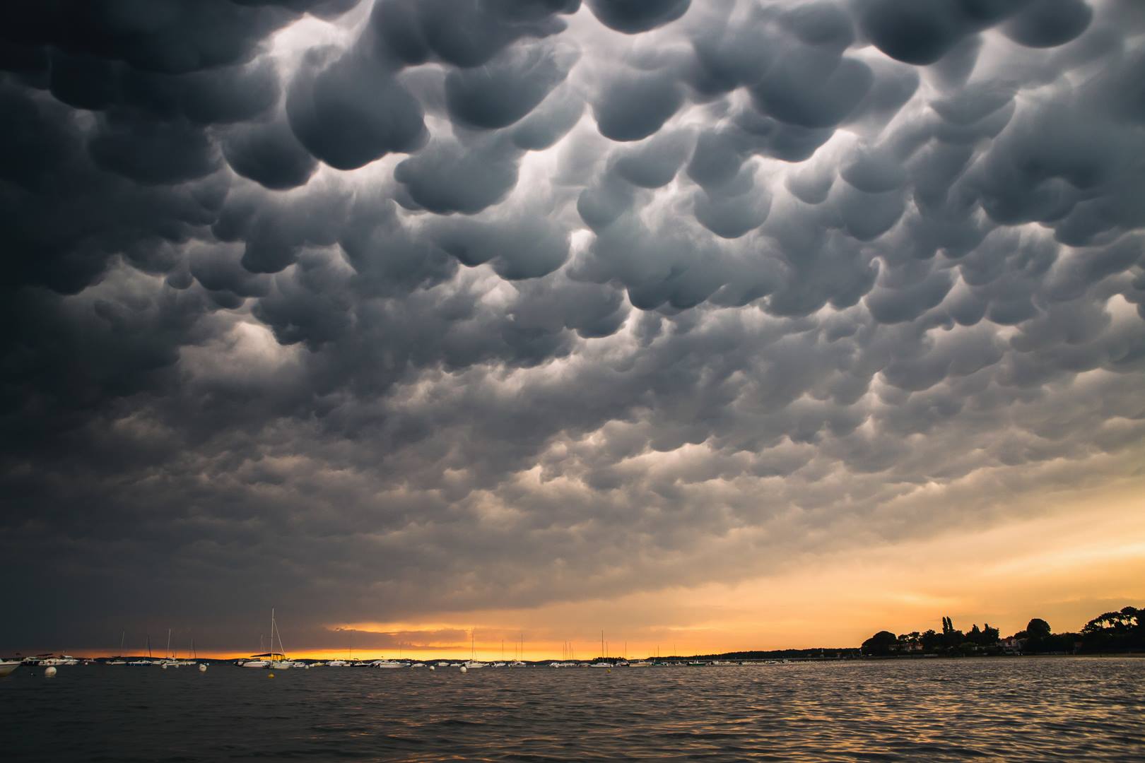 J'étais de chasse sur le Bassin d'Arcachon, j'ai réalisé une petite série avec de superbes Mammatus - 30/06/2018 18:00 - Clément Viala