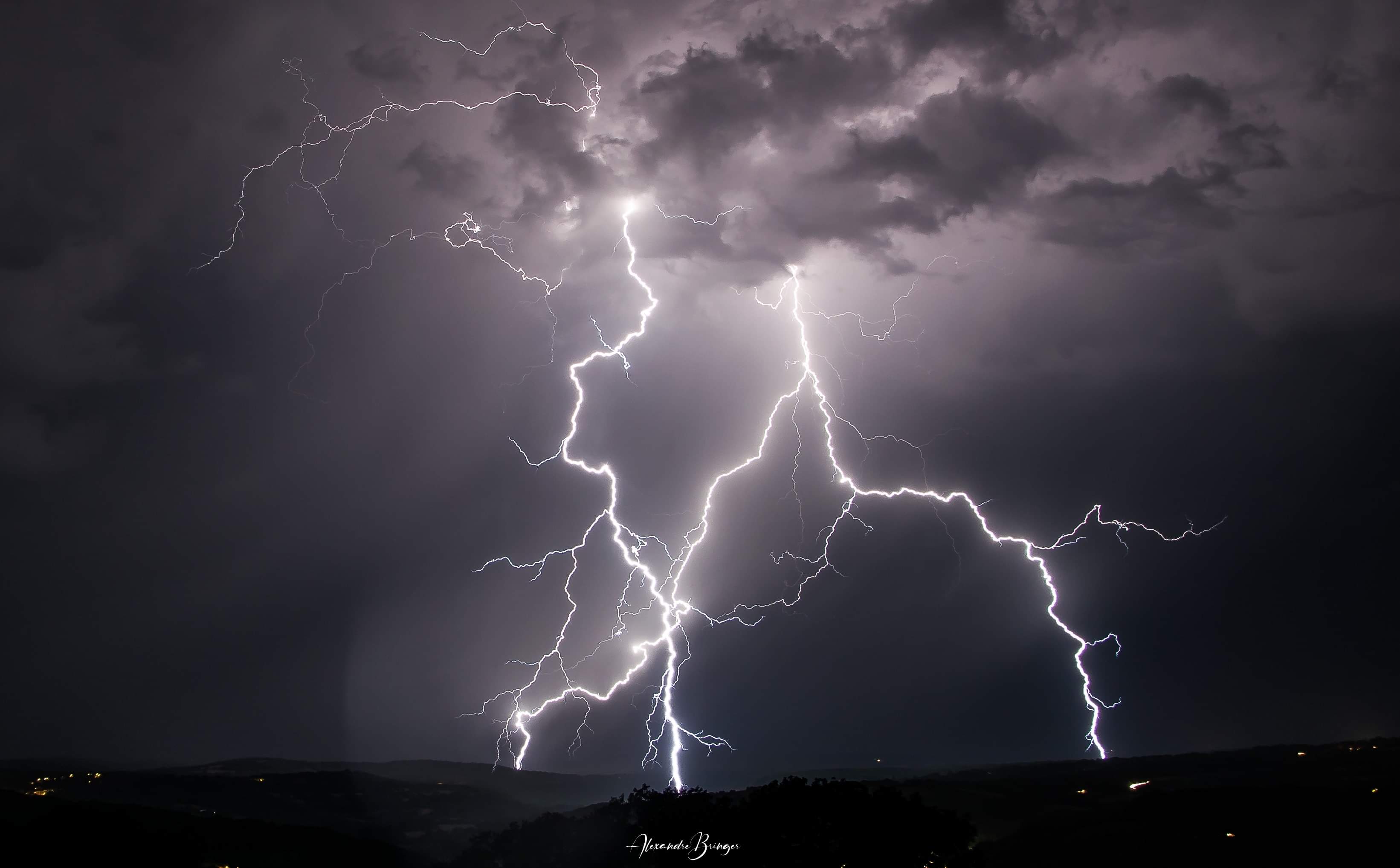 Triple impacts de foudre - 16/08/2020 01:30 - Alexandre Bringer