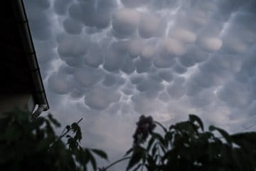 Mammatus derrière le front orageux de ce soir dans leTarn - 17/06/2021 20:00 - Lucas AUCORDIER