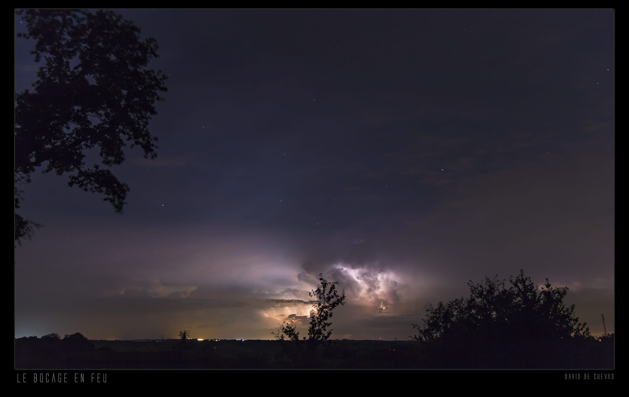 Orage dans le bocage - 01/07/2018 23:50 - David de Cuevas