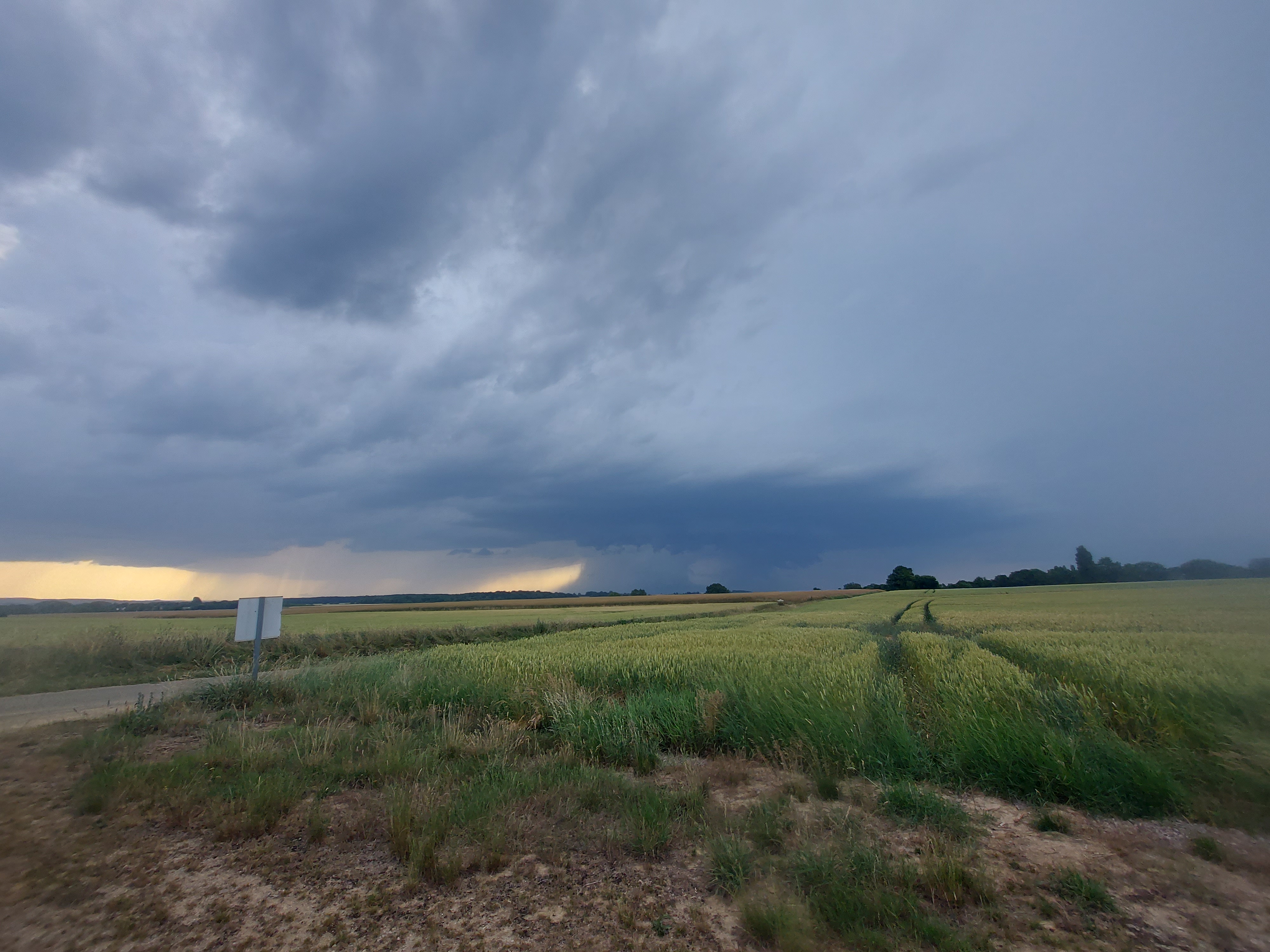 Supercellule HP au nord de la Sarthe et au sud d'Alençon. - 13/06/2025 18:30 - Séréna Chevrier