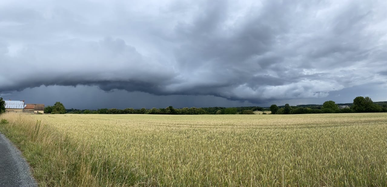 Cellule orageuse  sur Le Mans (Sarthe) - 16/06/2020 18:00 - Reginald Trepreau