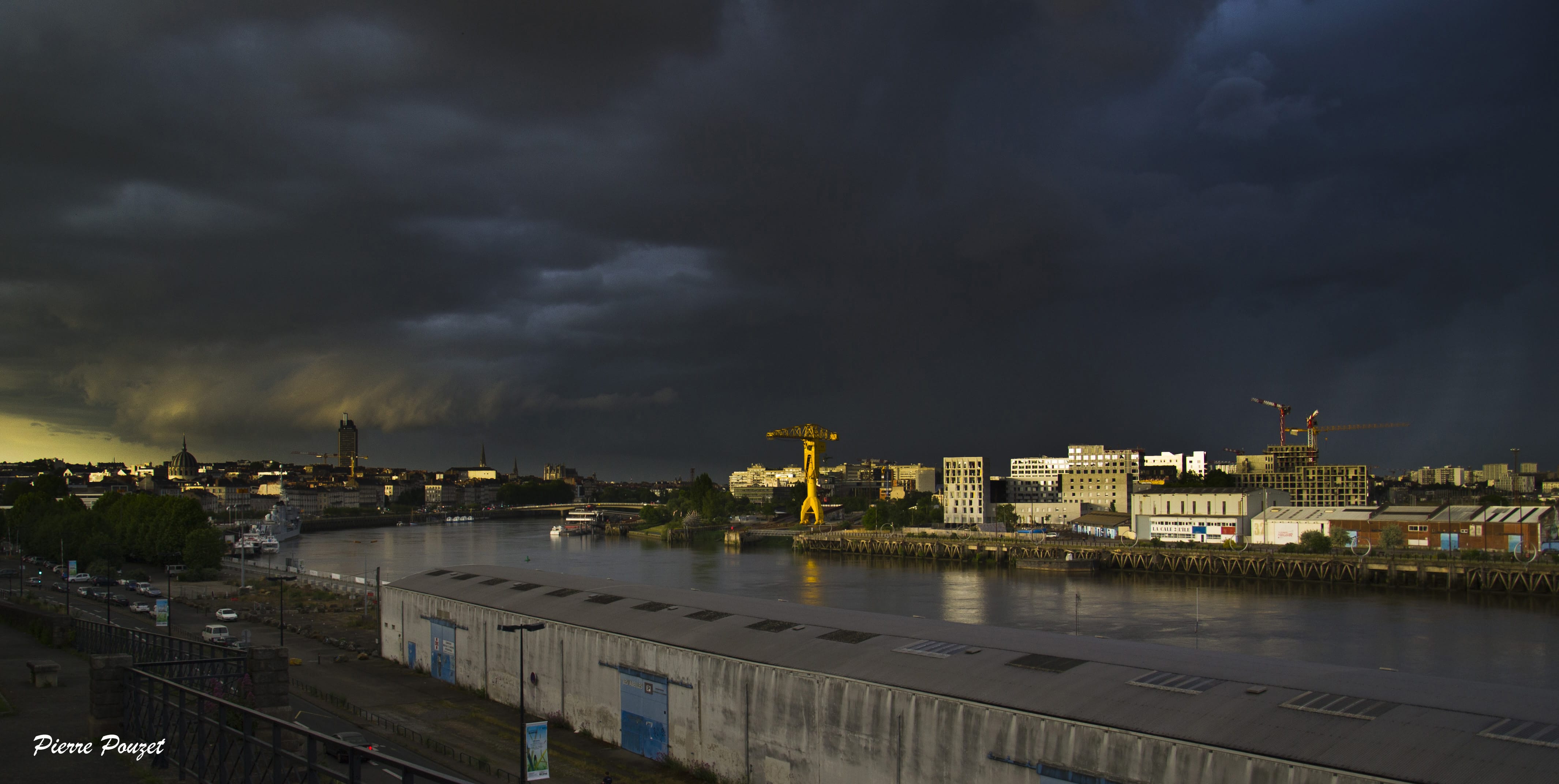 Orage et couché de soleil sur la Loire - 28/05/2018 20:00 - Pierre Pouzet