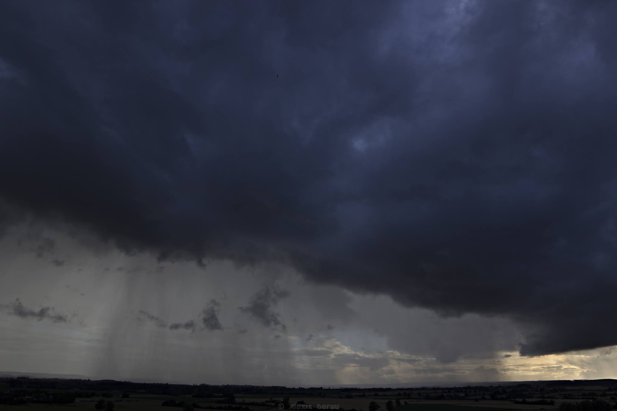 Ambiance de fin de journée avec cet orage vu depuis la butte de Ballon à l'Ouest - 29/06/2017 21:00 - Alexis Derau