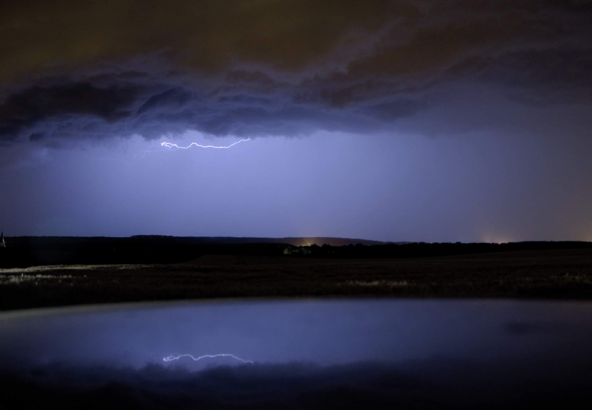 Orages proche Beauvais dans l'Oise - 08/06/2017 22:43 - Marion L'Hotellier