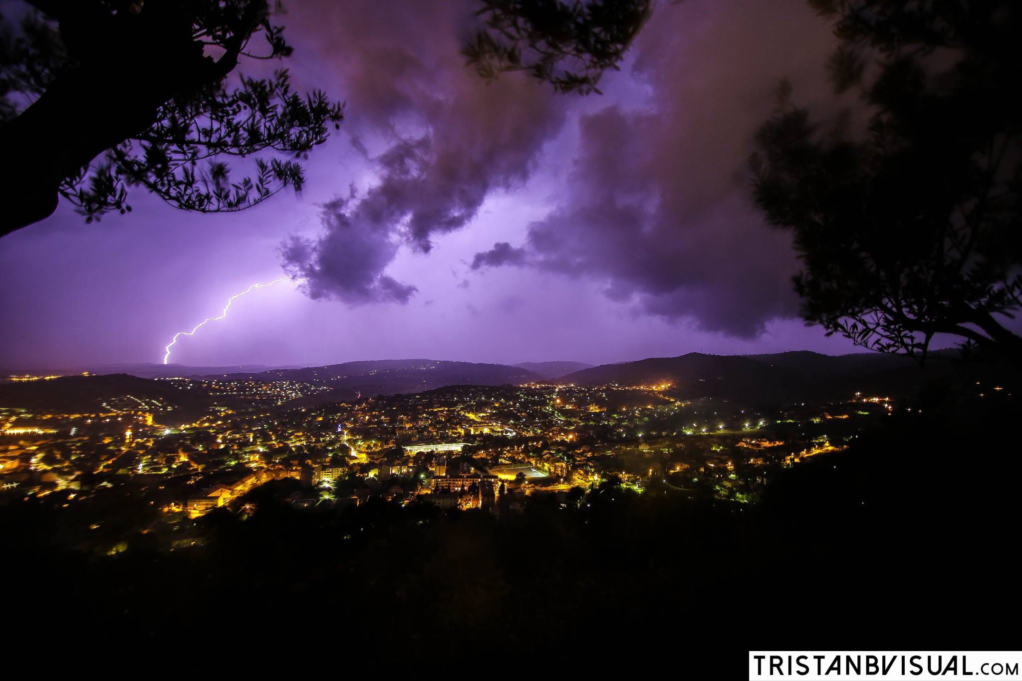 Orage au-dessus de Manosque - 24/11/2016 03:00 - Visual Tristan.B