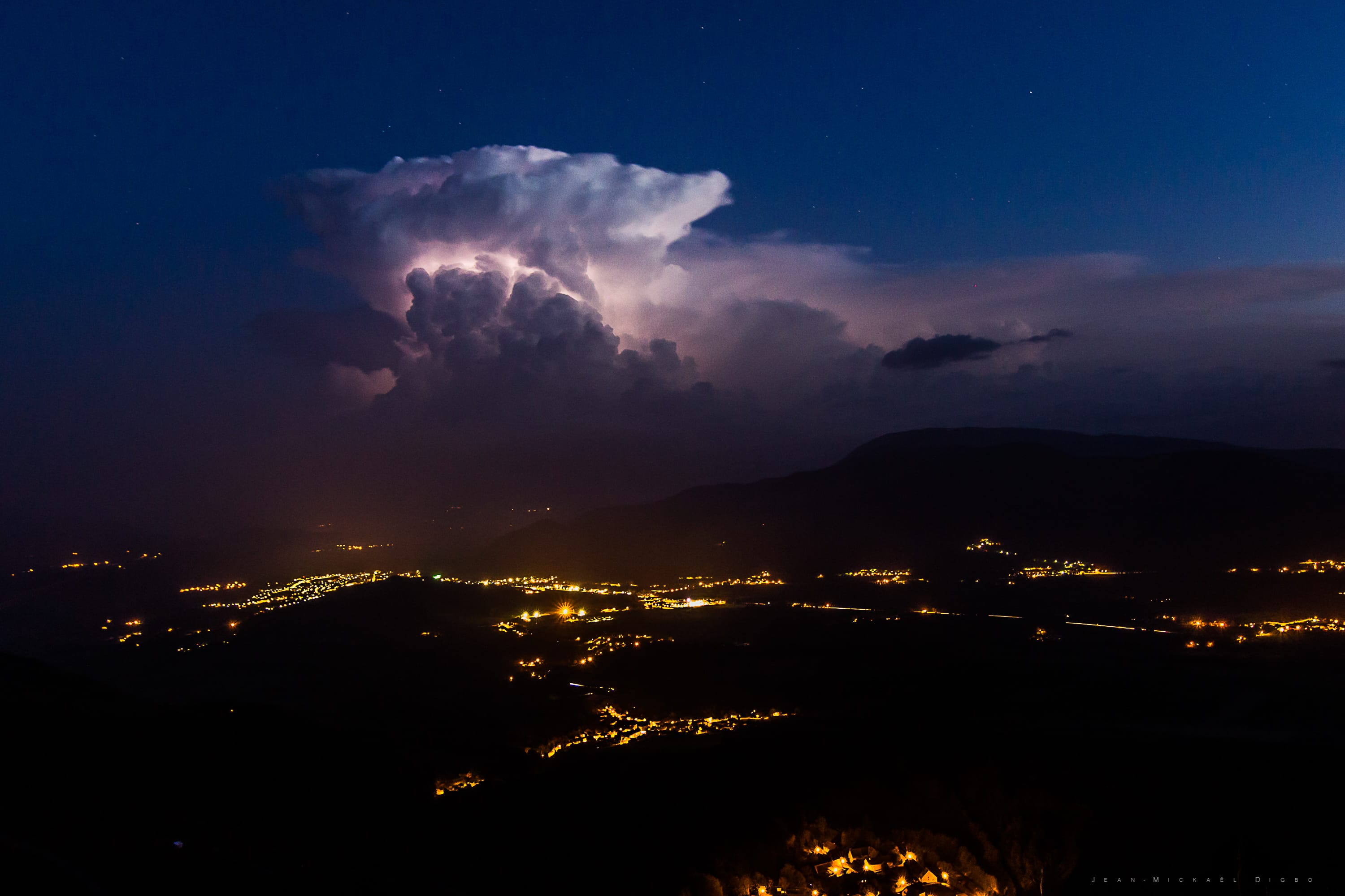 Cellule orageuse du 06/05/2018 Sud Vercors à 21h30 - 06/05/2018 21:30 - Jean-Mickael Digbo