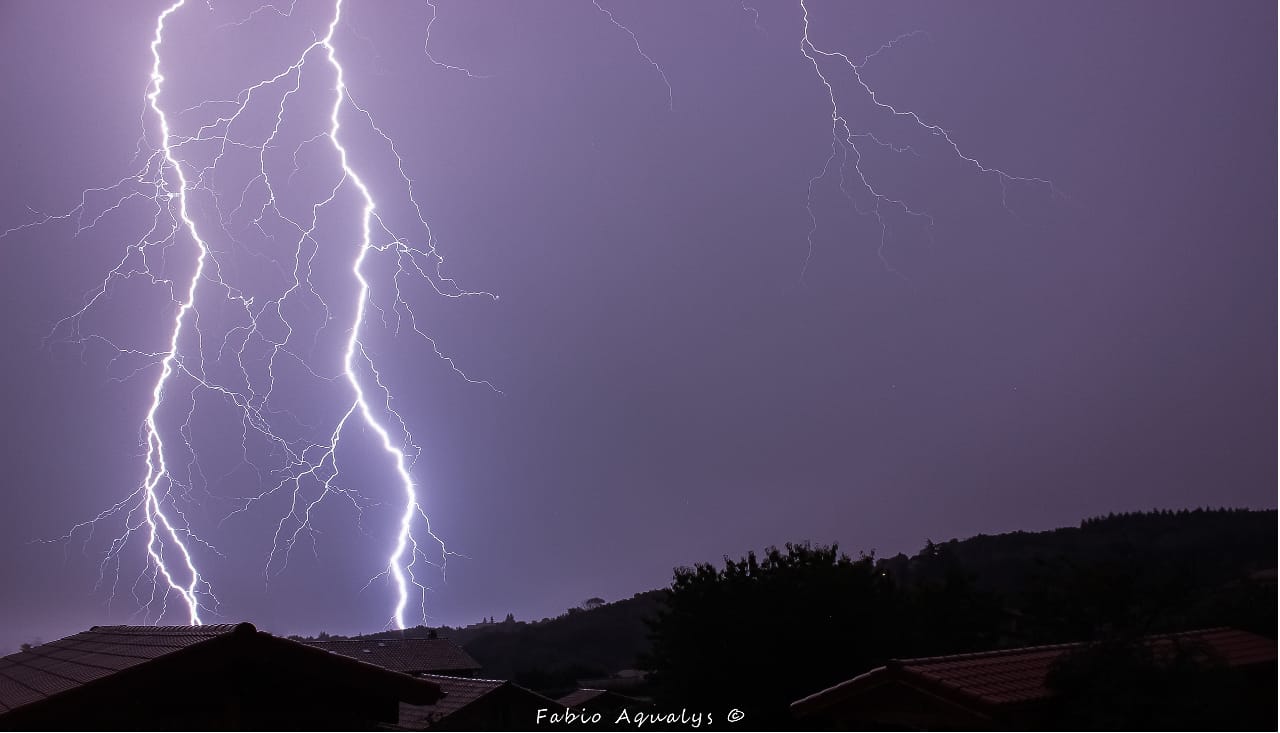 Orage vers 4h du matin. - 08/08/2017 04:15 - Fabio Aqualys