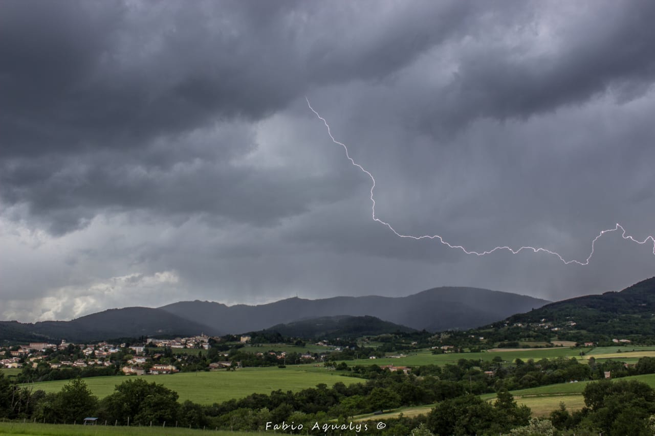 Orage 21 mai 2018, massif du Pilat - 21/05/2018 14:30 - Fabio Aqualys