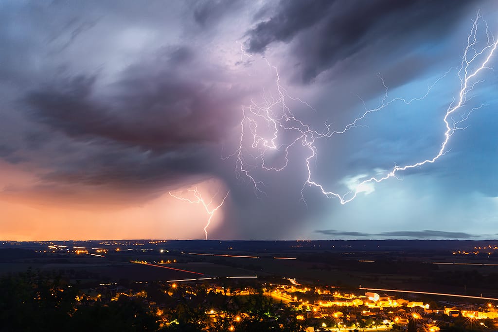 Orage du 30 juillet à Ambérieu-en-Bugey (Ain) - 30/07/2017 21:30 - Simon VENIN