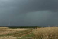 Au nord de Dijon, cellule bien électrique, mais beaucoup d'impact sont noyés dans le rideau de pluie - 06/07/2014 16:02 - Ravera Adrien