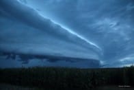 Arcus multicouche observé depuis la commune de Fertrève (Nièvre) - 08/08/2014 21:25 - Romain Bondoux