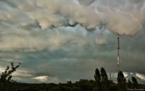 Mammatus et éclairs près d'Audrix (24, Dordogne) - 08/08/2014 21:00 - Vincent CORNU