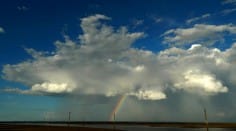 Orage sur le nord-est du bassin d'arcachon - 18/09/2014 18:41 - Mathieu TAILLADE