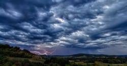 Orage sur le Lot vu depuis Siorac (Dordogne) - 20/09/2014 20:00 - Vincent CORNU