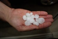 orage de grêle sur la coucourde (26) (8km au nord de montélimar) - 13/10/2014 18:00 - jerome lazzerini