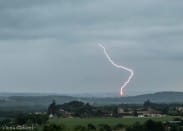 Zoom sur un impact à proximité du Buisson de Cadouin lors de l'orage du 12 Juin  - 12/06/2015 22:00 - Vincent Cornu