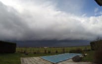 Un bel arcus qui se présente en approche de Saint-Ambreuil (71240) - 05/03/2016 15:15 - EMMANUEL SIMON