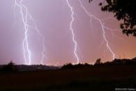 Orage modéré en périphérie sud de Toulouse. - 10/05/2010 20:00 - Fabien BERNARD