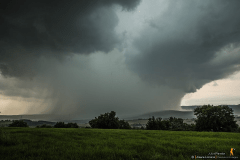 Orage diluvien entre Wasselonne et Romansviller dans le Bas-Rhin - 07/06/2016 20:07 - Julie PERRIN