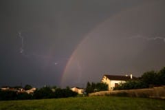 Orage sur l'Ain en soirée - 17/06/2016 22:00 - Mickaël RAY