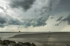 Orage sur le Mont Saint-Michel - 22/06/2016 20:00 - Damien BELLIARD