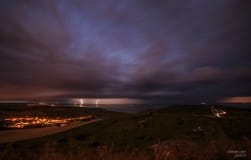 orage sur le Cap Blanc nez - 23/06/2016 00:04 - Lédivine GREUEZ