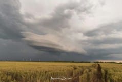 Supercellule moteur gauche près de Montdidier dans la Somme. - 23/06/2016 21:00 - Julien AVALET