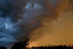 Orages du 23 juin 2016 vue du Pommereuil 59 - 23/06/2016 23:24 - Sébastien DALIGAULT