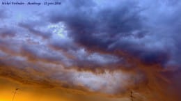 Coucher de Soleil entre deux cellules orageuses - 23/06/2016 23:37 - Michel Verlinden