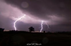 Orage sur l'ouest de l'Aude en fin de soirée. - 25/06/2016 01:00 - Christophe VIDAL