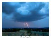 Orages remontant du sud-ouest en début de nuit, dans le département du Lot. - 07/07/2012 22:00 - Florian PARZADIS