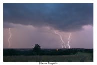 Orages remontant du sud-ouest en début de nuit, dans le département du Lot. - 07/07/2012 22:00 - Florian PARZADIS