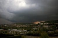 Orage avec fortes chutes de grêle au dessus de Rouen le 16 Mai 2013  - 16/05/2013 21:30 - Thomas Semichon