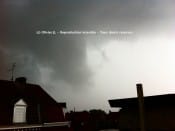 Tuba en formation lors de l'orage du 26.07 en fin d'après-midi sur Lille. Rotation bien visible pendant 2 à 3 minutes - 26/07/2013 18:30 - OLIVIER JARRY-LACOMBE