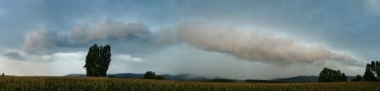 Arcus en approche dans le nord de l'Alsace  - 12/08/2013 19:55 - Hirschler Sébastien