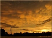 Impressionnants mammas au lever du soleil. Un orage assez costaud finirait rapidement par suivre cette esthétique manifestation. - 18/06/2012 05:43 - Guillaume Louÿs-Jupiter