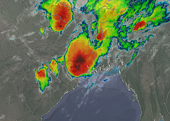 Violente activité orageuse sur le Bangladesh