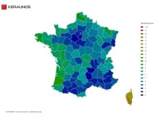 Hiver 2016 : instabilité marquée, températures exceptionnellement douces et orages venteux