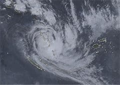 Le cyclone tropical Cook impacte la Nouvelle Calédonie le 10 avril