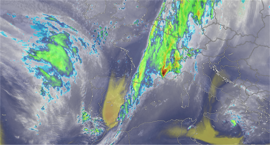 Episode méditerranéen intense et fortes pluies en Pays de la Loire les 3 et 4 octobre