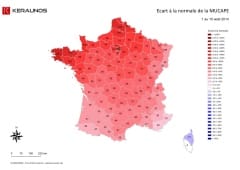 Eté 2014 : un excédent d'instabilité qui se confirme