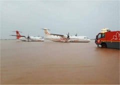 Pluies exceptionnelles et gros dégâts en Polynésie française (Tahiti) le 22 janvier